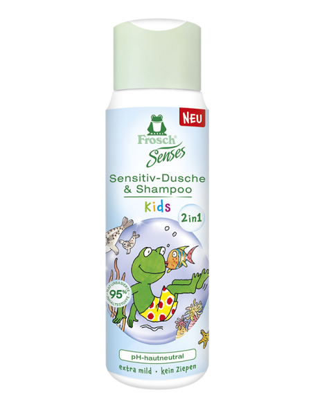 Frosch dušigeel ja šampoon Senses lastele 300 ml