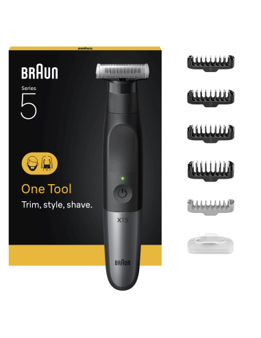 XT5100 Braun Series X Habemetrimmer/Piirel, Pardel ja Kehahoolduskomplekt Meestele