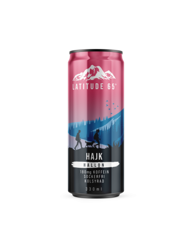 KAST 24 tk! Latitude65 energiajook Hajk vaarikamaitseline 330 ml