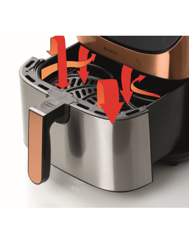 4628 Ariete Airy Fryer Metal/Gold 7L...