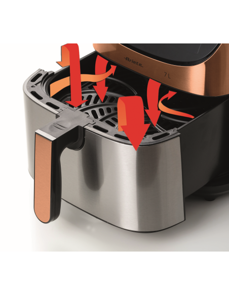 4628 Ariete Airy Fryer Metal/Gold 7L kuumaõhufritüür 