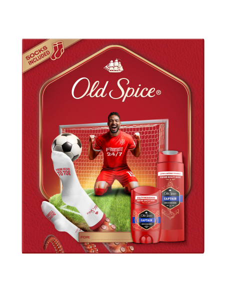 KAST 6 tk! Old Spice kinkekomplekt Captain Footballer