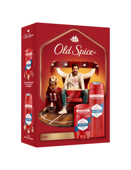 KAST 6 tk! Old Spice kinkekomplekt Sports Fan Whitewater