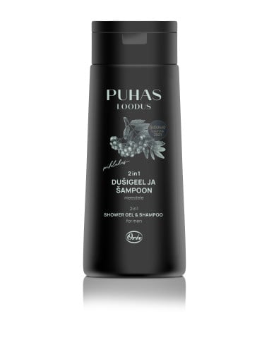 Puhas Loodus 2in1 dušigeel ja šampoon meestele...