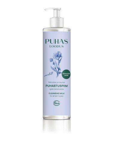KAST 12 tk! Puhas Loodus rahustav ja niisutav puhastuspiim saialill 200 ml
