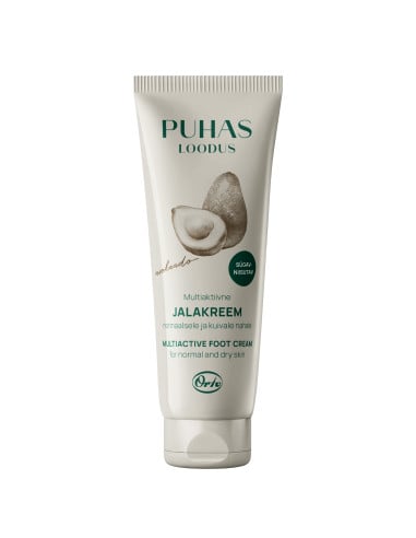 Puhas Loodus multiaktiivne jalakreem avokaado 75 ml