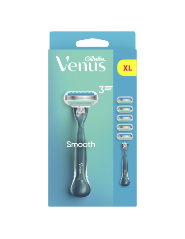 Gillette Venus Smooth Naiste Raseerija + 4 Tera