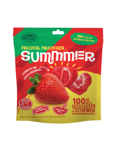Summmer külmkuivatatud maasika tükid 11g