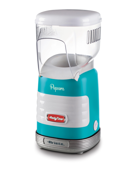 2956  Pop Corn Popper Party Time Retrostiilis kompaktne popkornimasin