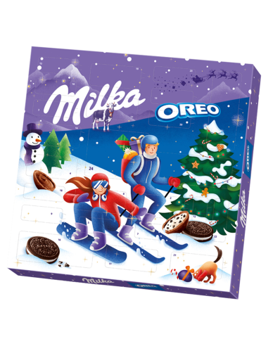KAST 10 tk! Milka Oreo advendikalender 284g