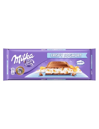 Milka piimašokolaad krõbeda jogurtitäidisega 300g