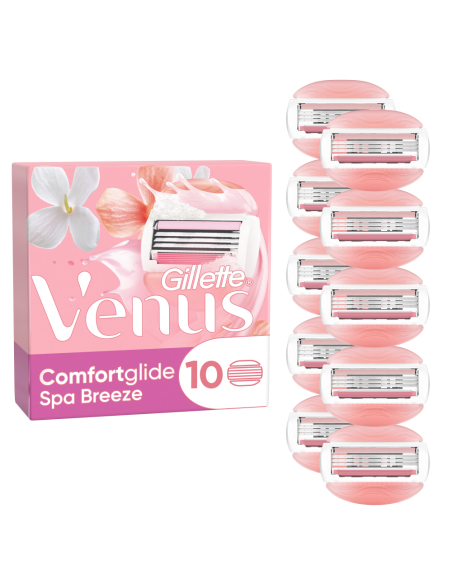 Gillette Venus ComfortGlide Spa Breeze raseerija varuterad 10 tk