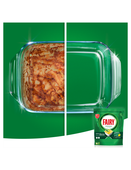 Fairy Original All in One Nõudepesumasina Tabletid Lemon, 100 tk