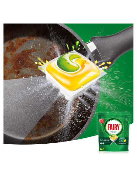 KAST 2 tk! Fairy Original All in One Nõudepesumasina Tabletid Lemon, 116 tk