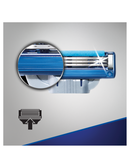 Gillette Mach3 Turbo meeste raseerija varuterad 5 tk