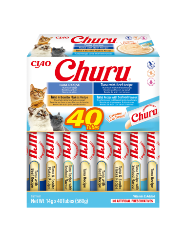 Inaba Cat Churu 40x14g (560g) kreemjas...