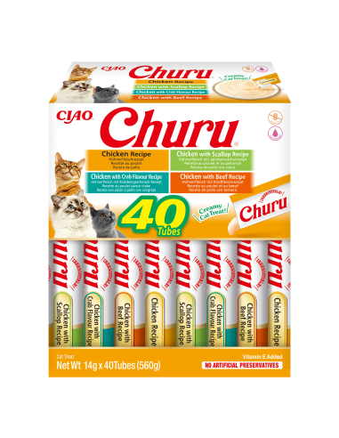Inaba Cat Churu 40x14g (560g) kreemjas...