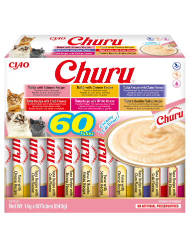 Inaba Cat Churu 60x14g (840g) kreemjas...