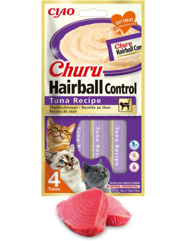 INABA CAT CHURU HAIRBALL TUNA kassimaius...