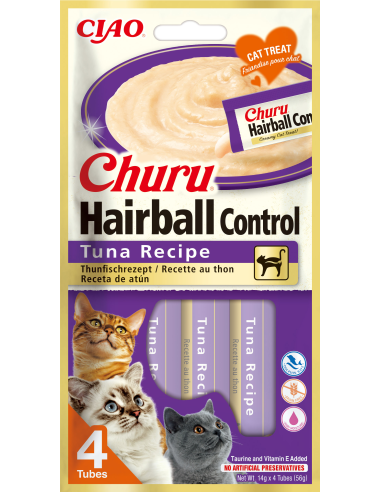 KAST 4 tk! INABA CAT CHURU HAIRBALL TUNA...