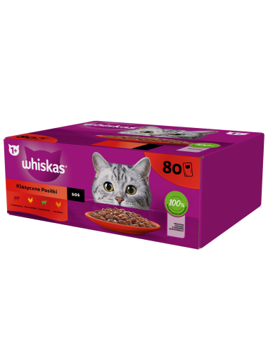 WHISKAS Classic Meals märgtoit täiskasvanud...