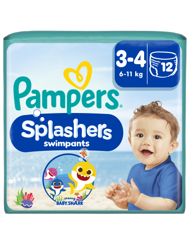 KAST 8 tk! Pampers Pants Splashers, Suurus 3-4,...