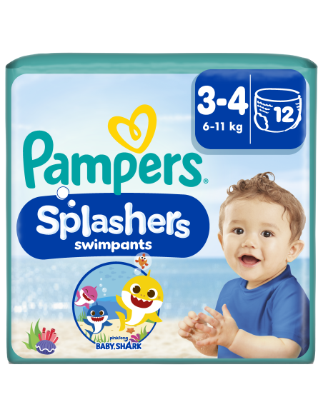 KAST 8 tk! Pampers Pants Splashers, Suurus 3-4, 12 Ujumismähet, 6-11 kg