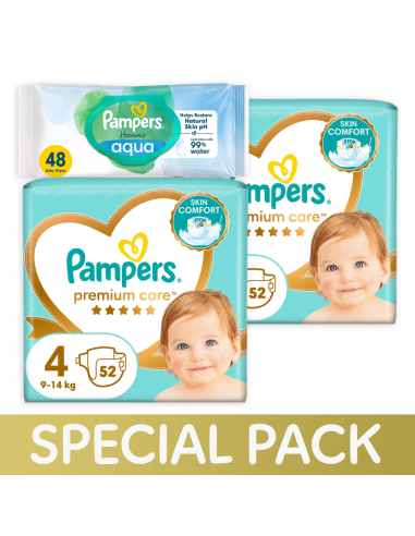Pampers Premium Care Mähkmed, Suurus 4, 9-14...