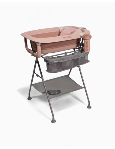 Twistshake vann, padi ja loputusnõu roosa