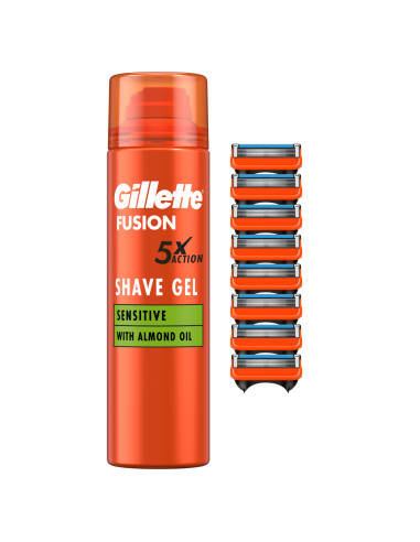 Gillette Fusion5 raseerija terad 8 tk + Fusion...