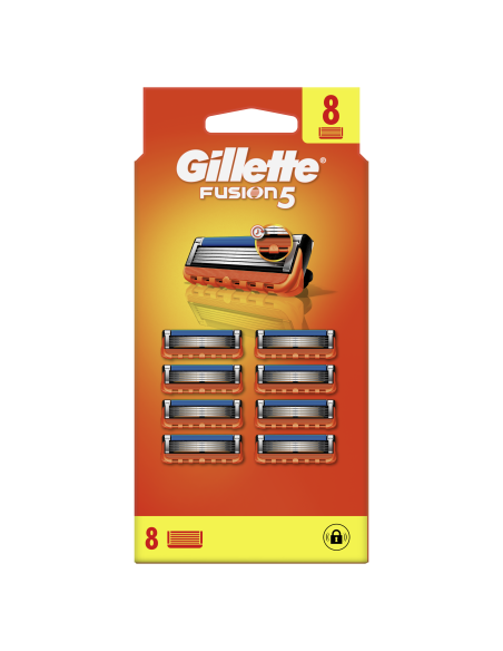 Gillette Fusion5 Raseerija Terad Meestele, 8 Vahetustera