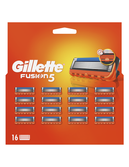 Gillette Fusion5 Raseerija Terad Meestele, 16 Vahetustera