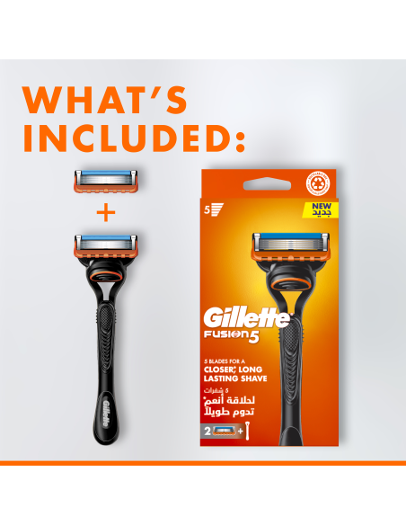 Gillette Fusion5 raseerija meestele + 1 vahetustera