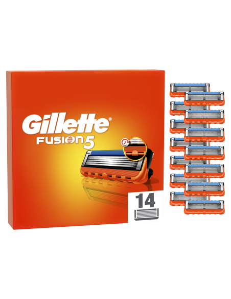 Gillette Fusion5 raseerija varuterad meestele 14 tk