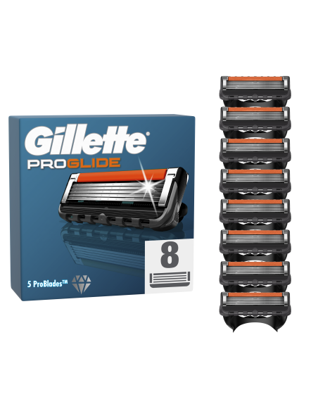 KAST 6 tk! Gillette Fusion Proglide Varuterad Meestele 8 tk
