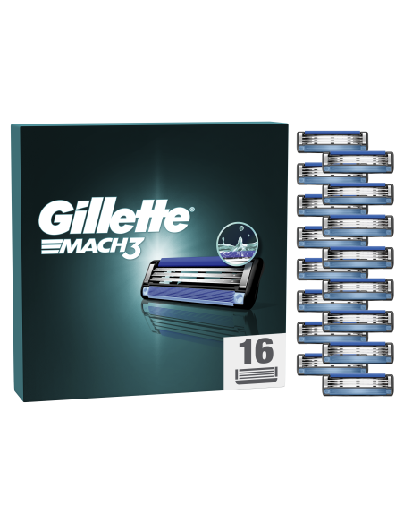 Gillette Mach3 Meeste Varuterad, 16 tk