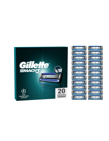 Gillette Mach3 meeste varuterad 20 tk