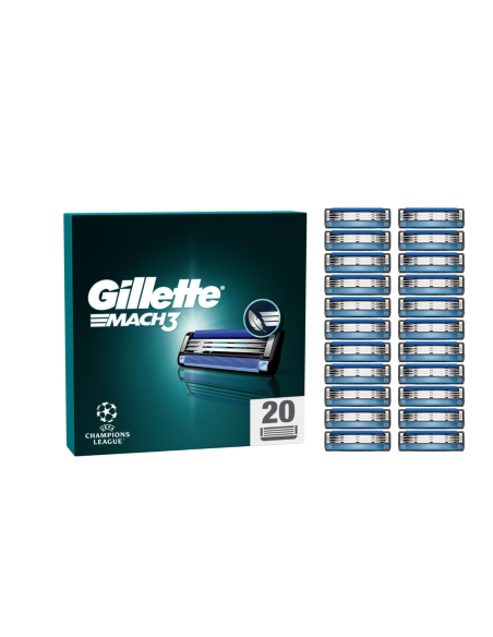 Gillette Mach3 meeste varuterad 20 tk