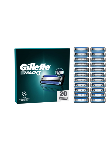 KAST 6 tk! Gillette Mach3 Meeste Varuterad, 20 tk