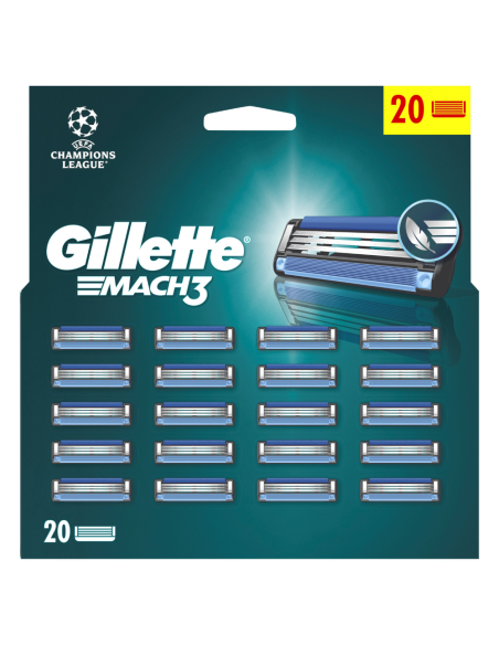 KAST 6 tk! Gillette Mach3 Meeste Varuterad, 20 tk