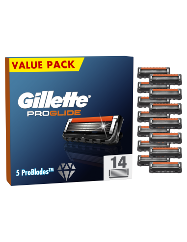Gillette Fusion Proglide varuterad meestele 14 tk