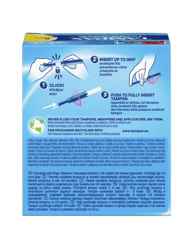 Tampax Compak Pearl Regular Tampoonid...