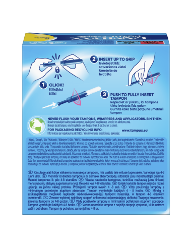 KAST 8 tk! Tampax Compak Pearl Regular...