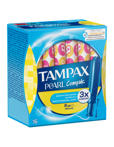KAST 8 tk! Tampax Compak Pearl Regular...