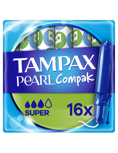 KAST 8 tk! Tampax Compak Pearl Super Tampoonid...