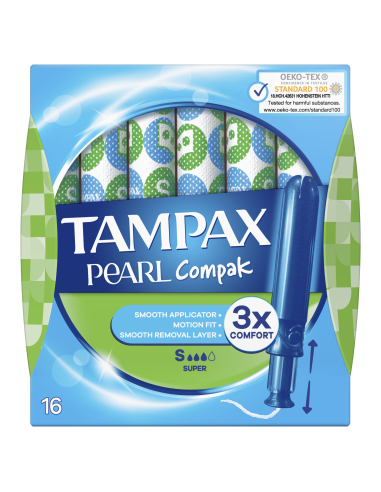 KAST 8 tk! Tampax Compak Pearl Super Tampoonid...