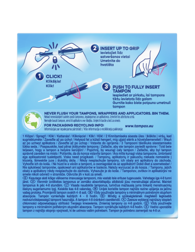 KAST 8 tk! Tampax Compak Pearl Super Tampoonid...