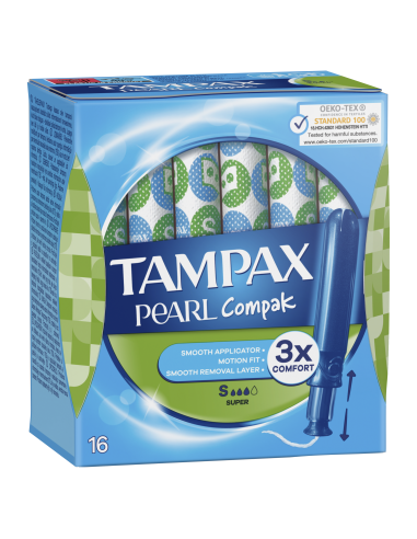 KAST 8 tk! Tampax Compak Pearl Super Tampoonid...