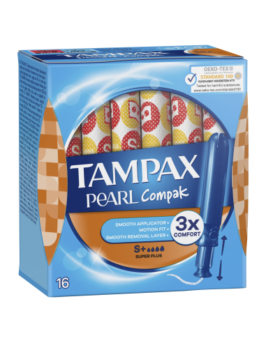 Tampax Compak Pearl Super Plus Tampoonid...