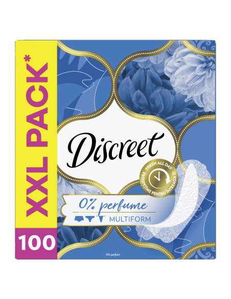 KAST 5 tk! Discreet Breathable Multiform Lõhnastamata Pesukaitsmed, 100 tk 